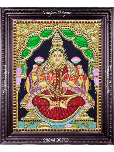 Tanjore Painting of Goddess Lakshmi